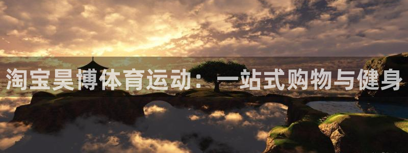 淘宝昊博体育运动：一站式购物与健身